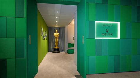 rolex designs oscars green room|Rolex Oscar green room.